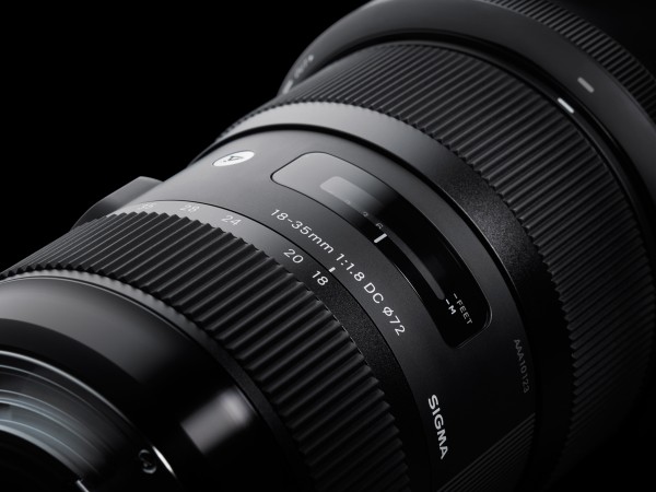 The zoom and manual focus ring of this amazing, F1.8 constant-aperture zoom lens.