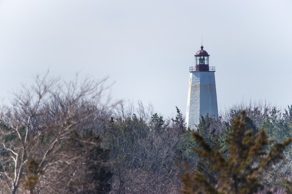 We are a half mile from Sandy Hook Lighthouse at 500mm in this image. Notice the rule of thirds placement of the Lighthouse's lightroom. Composition counts, even with supertelephoto reach. 1/3200 F6.3 ISO 400. 