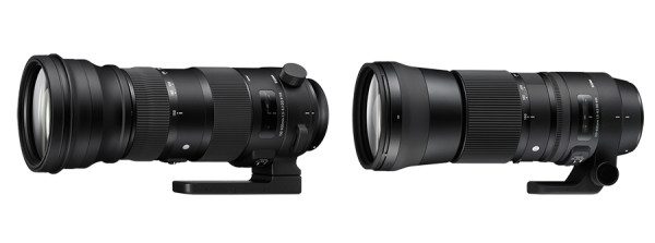 Caption: The 150-600mm Sports (top) and Contemporary (lower) lenses offer Sigma’s Exclusive Features including lens performance customization with the USB Dock.