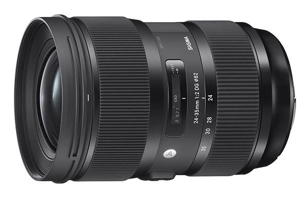 The Sigma 24-35mm F2 is the world's first F2 full-frame zoom lens.