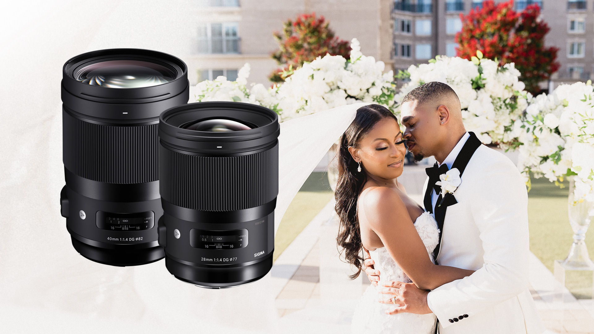 Get Sharper Wedding Portraits with the SIGMA 28mm & 40mm F1.4 DG
